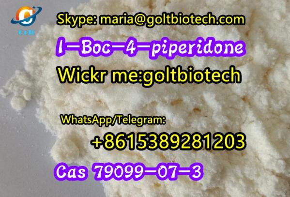 Factory Bulk sale 1-Boc-4-piperidone Cas 79099-07-3 China factory 100% safe to USA, Mexico Wickr me:goltbiotech