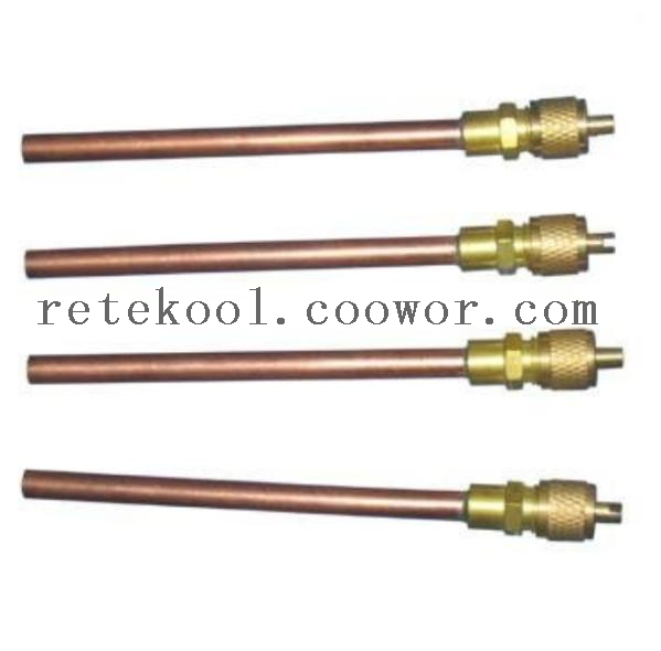 1/4  brass pin valve refrigerant charging valve for air conditioner access valve