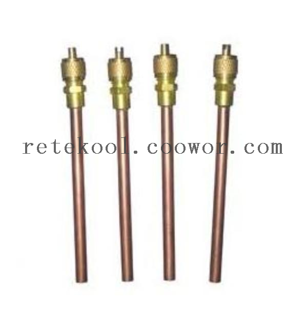 AC parts spare fitting air conditioner copper charging access valve