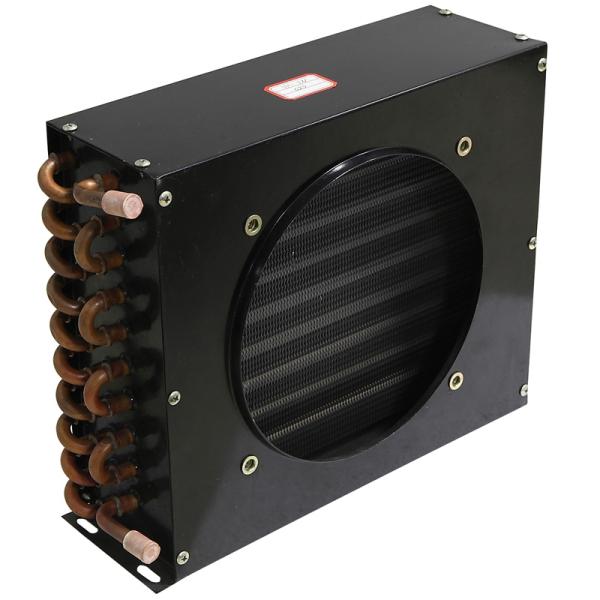 Air Cooled Copper Tube Fin Type Condenser with Fan Cover