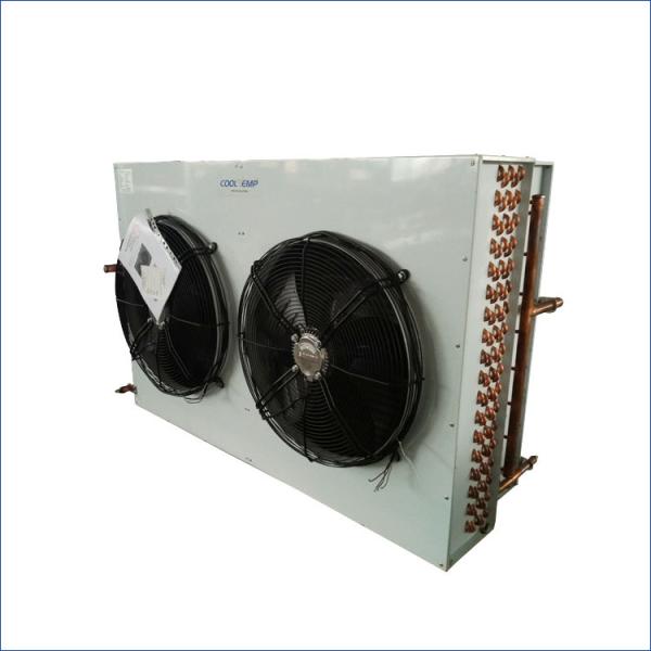 Tube Split Air Conditioner Coil Refrigerant Condenser With Cooled Fan
