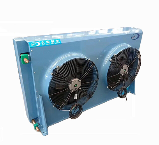 Heat Exchanger Hot Sale Copper Tube Air Cooled Condenser With Four <font color='red'>Fans</font> For Cold <font color='red'>Room</font> Refrigeration