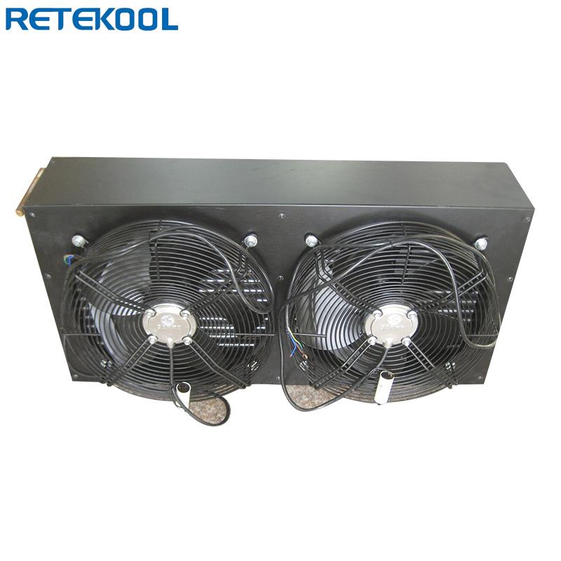 Air cooler copper tube condenser coil with fan