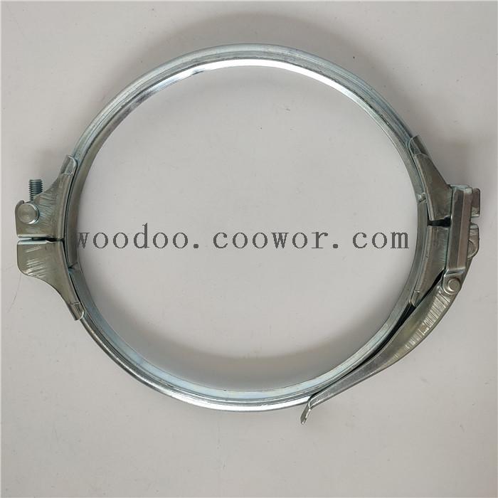 140mm Galvanized Steel Hvac Heavy Duty Connecting Clamps - Coowor.com