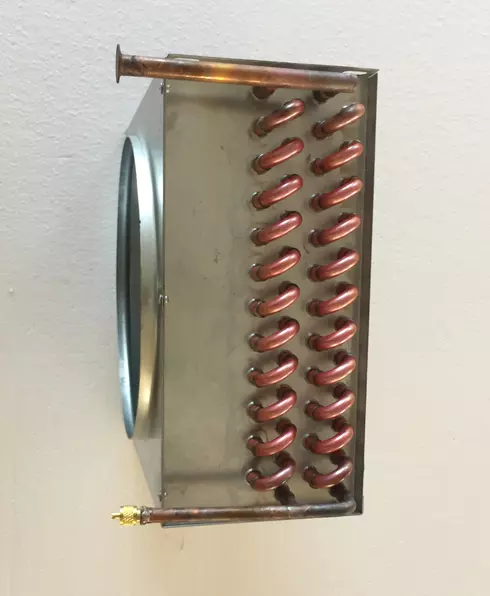 outdoor wood furnaces hanging heater/heat exchanger