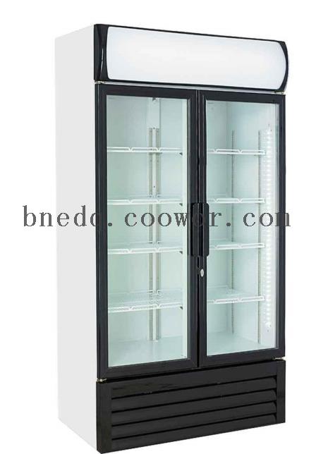 Baonier glass door plug-in multideck display freezer for frozen food