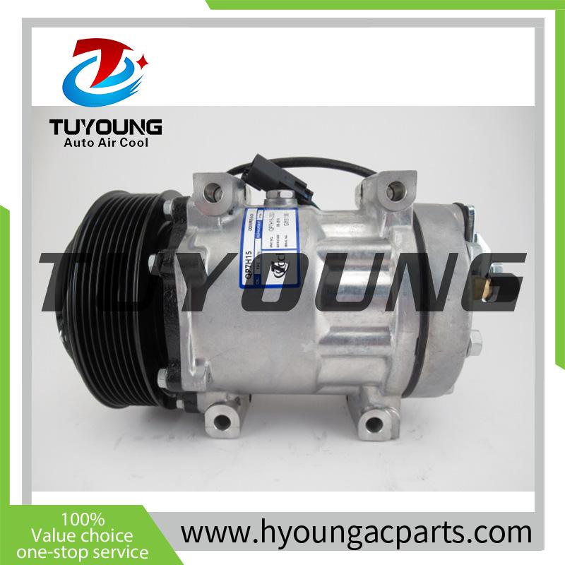 TUYOUNG Strong refrigeration SD7H15 auto AC condenser for all Case-IH/New Holland Windrower Combine Tractor 4649988