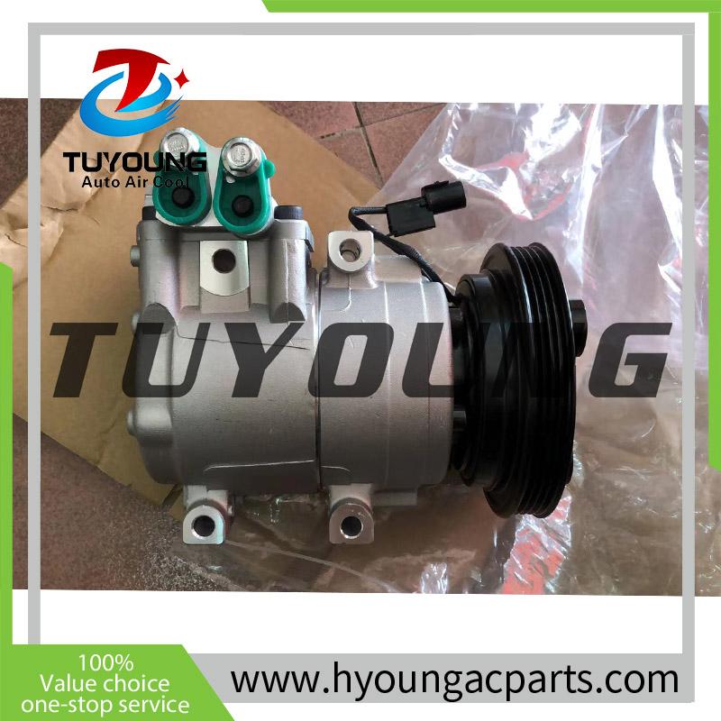 TUYOUNG hot selling automobile Air Conditioning compressor fit Hyundai Getz HS-15 97701-1C250 F500-KP1CA-04 F500-KP1CA-06