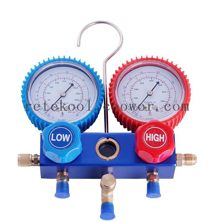manifold gauge for r22 r32 r410 r134a refrigeration digital manifold gauge kit