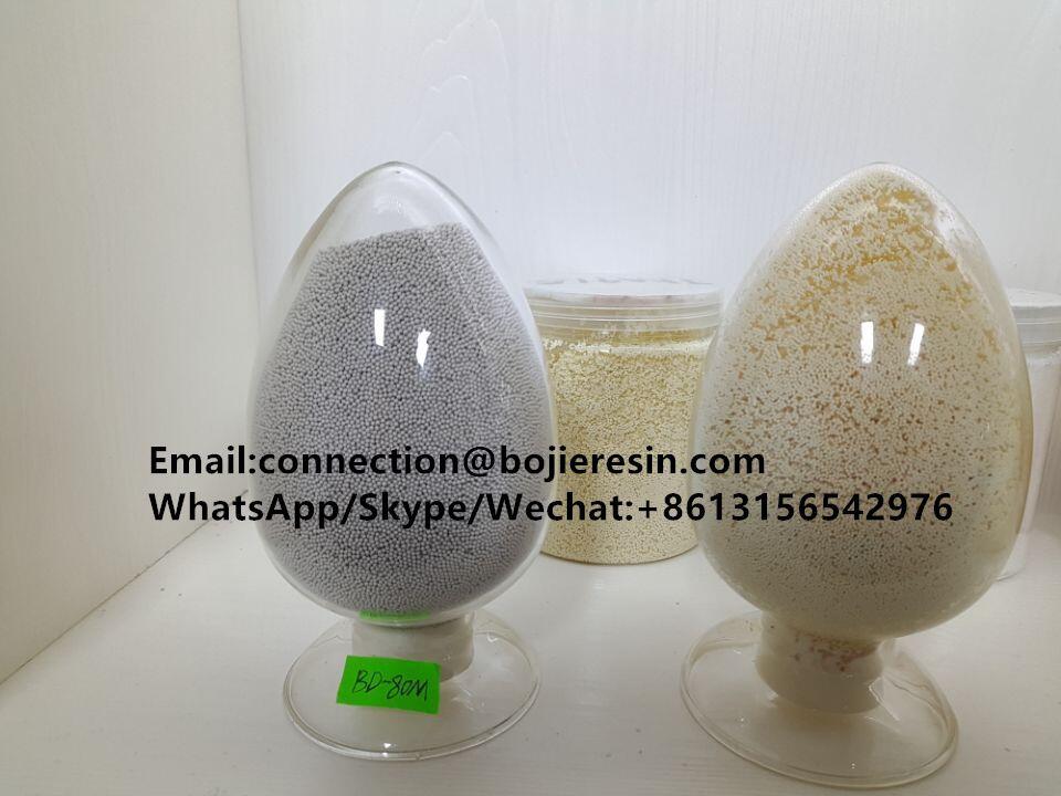 Mangiferin extraction resin