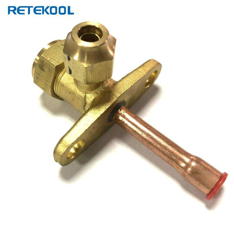 Copper A/C Parts Brass Split Air Conditioning Valve
