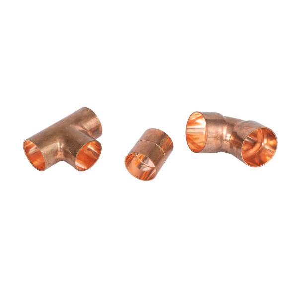 HVAC air conditioner parts copper fittings plumbing Reducing Tee Copper ...