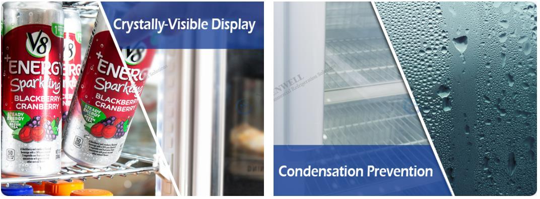 commercial glass door merchandiser