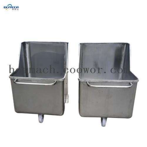 SUS304 stainless steel 300L meat buggies euro bins 200L meat cart