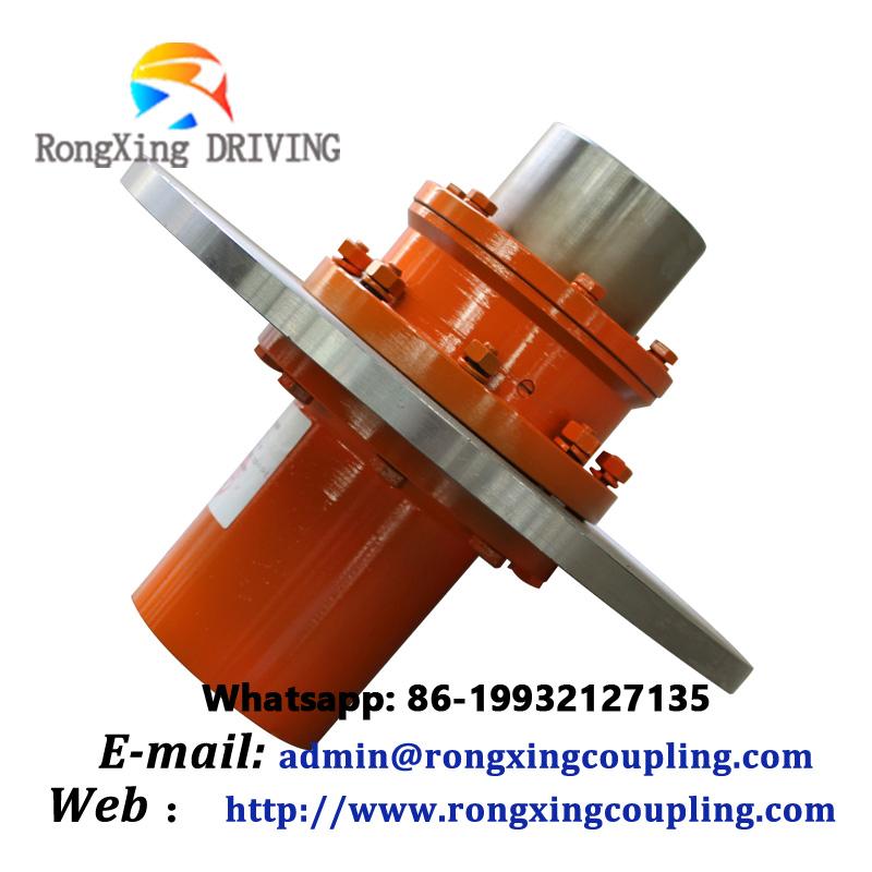 Cast Iron Flexible Pin Rubber Elastic Shaft Coupling with flange straight bore FCL 140 FCL 280