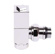 Chrome Plated Towel (Bathroom)Radiator Valve