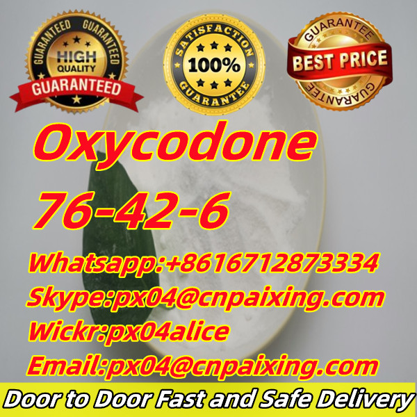 Top quality cas 76-42-6 Oxycodone raw powder in stock