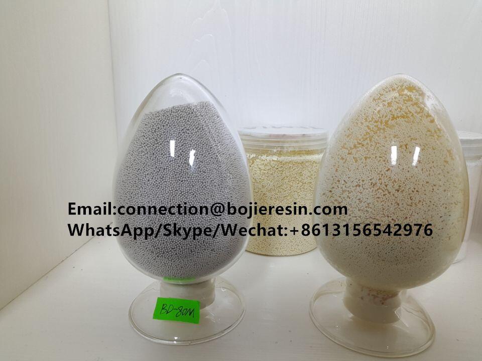 Azithromycin extraction resin