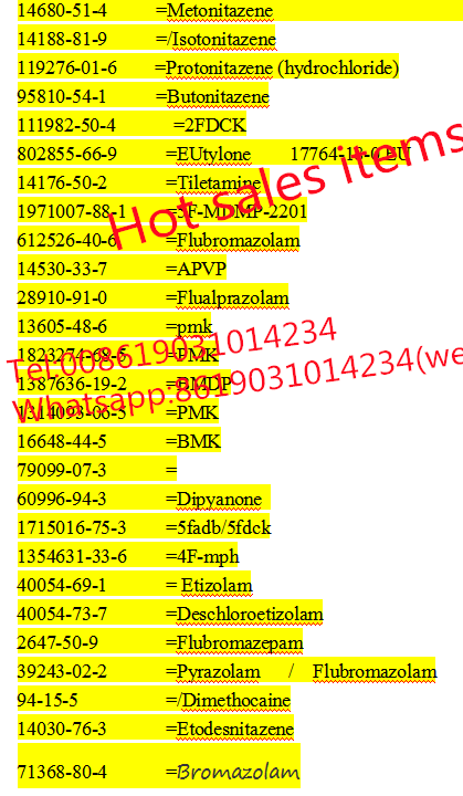 cas <font color='red'>95810</font>-<font color='red'>54</font>-<font color='red'>1</font>  Butonitazene whatsa+8619031014234 good sales