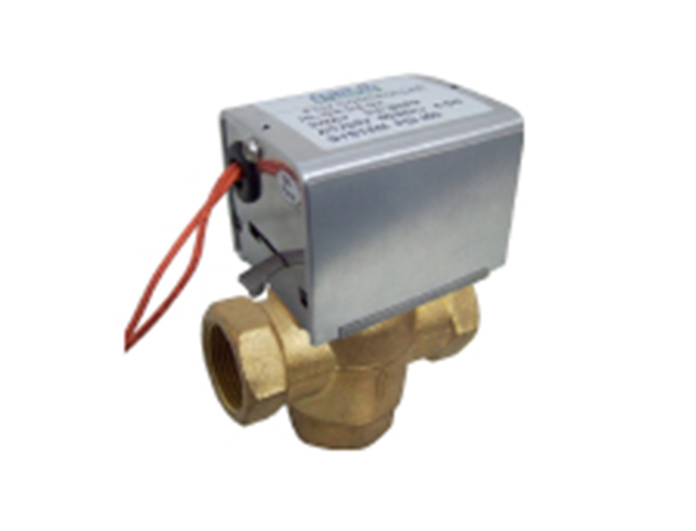 Water Chilled Motorized 3 Way Valve With Electric Motor