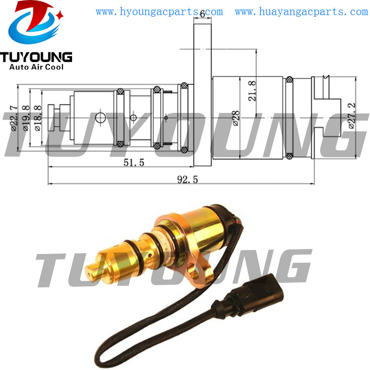 China factory produce auto ac control valves 1K0820803F fit VW AUDI SKODA SEAT