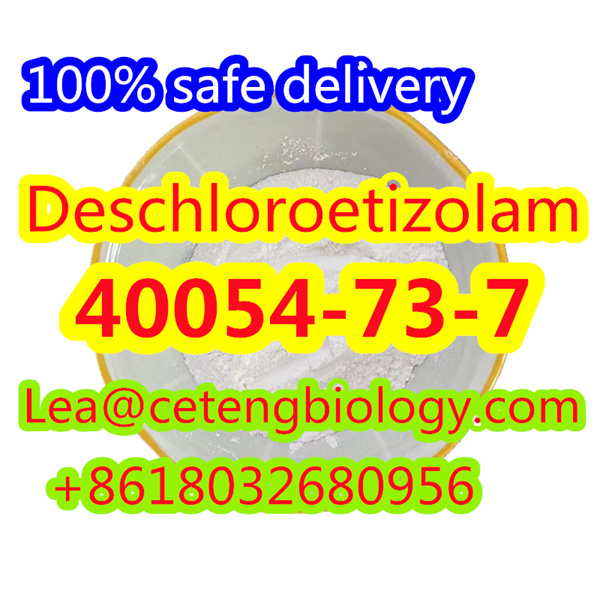 factory price CAS:<font color='red'>40054</font>-<font color='red'>73</font>-<font color='red'>7</font>  <font color='red'>Deschloroetizolam</font> 100% safe delivery of special line transport