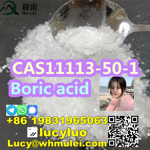 Top 99% Pure Boric Acid Flakes/Chunks CAS 11113-50-1 Safe Clearence