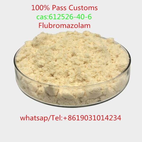 High quality cas: 612526-40-6     =Flubromazolam