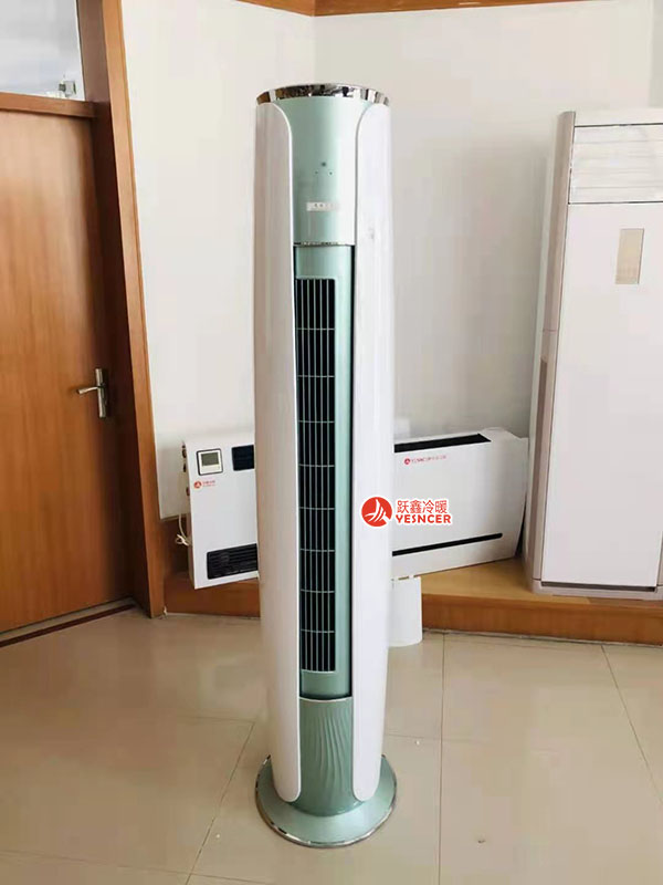 Chilled water air conditioner floor standing vertical cabinet fan coil units