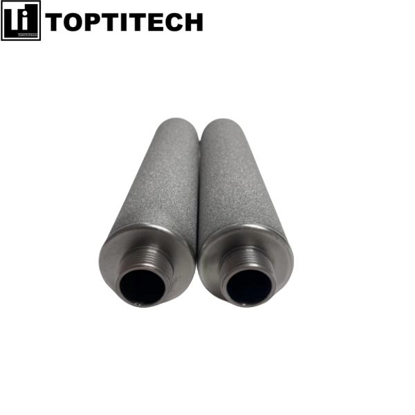 The 20 inch standard titanium porous filter tube for filtration