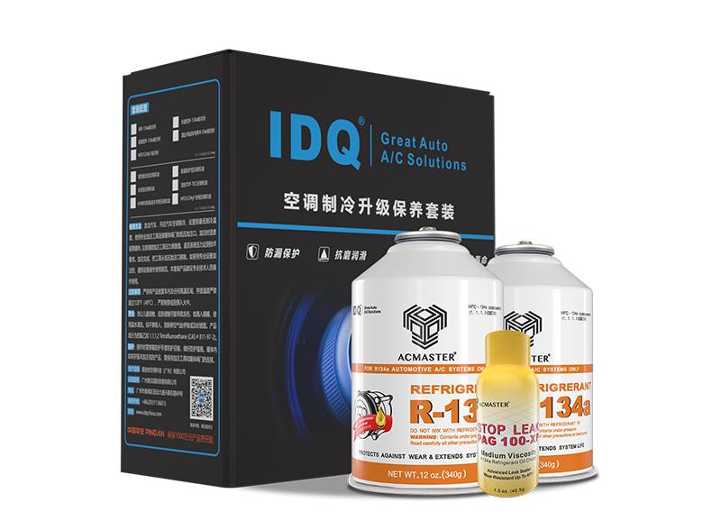 IDQ R-134a refrigerant with Compressor Anti-Wear Replace or Recharge KIT 662340KIT 12oz./340g*2