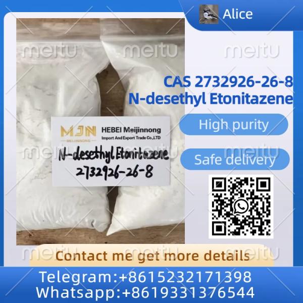 CAS 2732926-26-8 n-desethyl etonitazene telegram:+86 15232171398 whatsapp:+86 19331376544