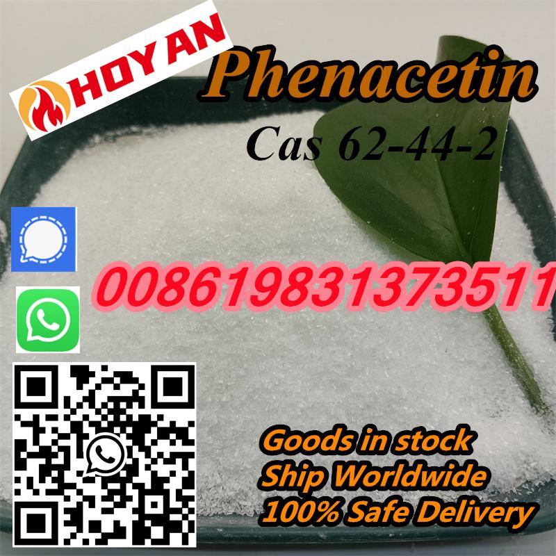 CAS 62-44-2 Phenacetin Crystal Phenacetin Powder Fenacetin powder Phenacetin crystalline white powder Phenacetin (Acetophenetidin) Powder