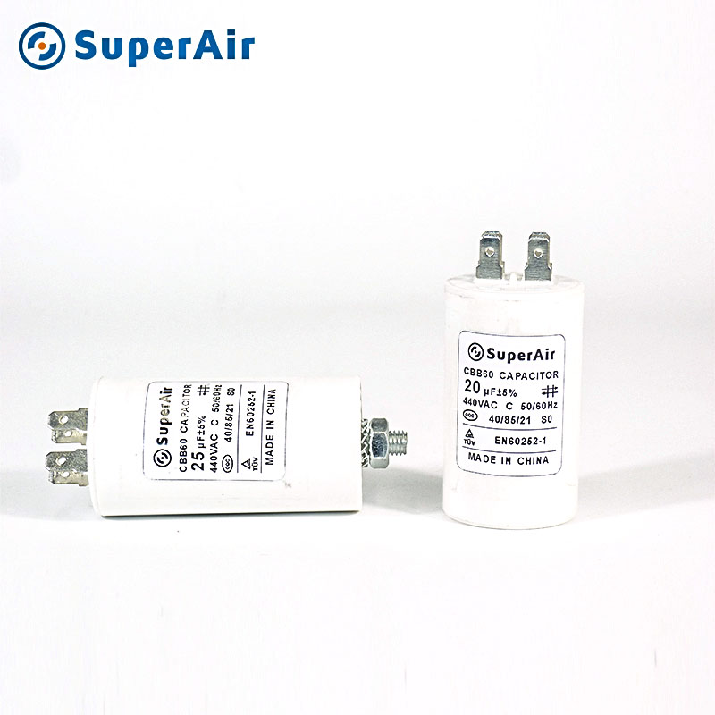 VDE UL 250V/370V/440V Runing Motor Start Capacitor Cbb60