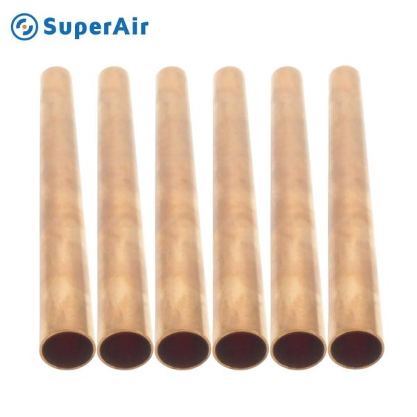 SuperAIr Hot Sell Hard Temper Copper Straight Tubes for Gas Water