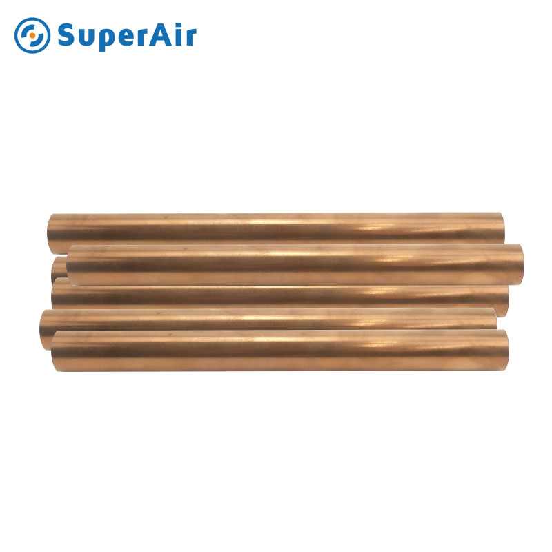SuperAIr Hot Sell Hard Temper Copper Straight Tubes for Gas Water