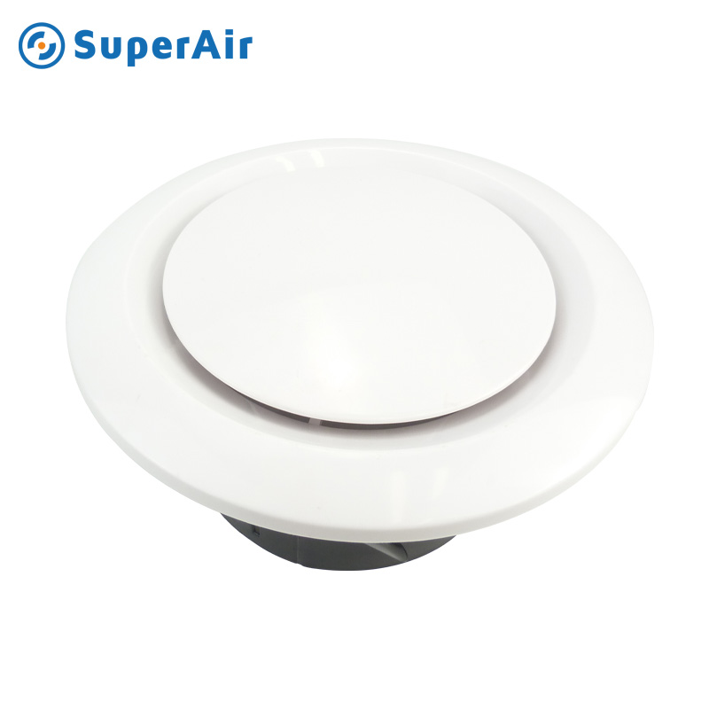 SuperAir Plastic <font color='red'>Air</font> <font color='red'>Vent</font> Extract Valve <font color='red'>Grille</font> Round <font color='red'>Diffuser</font> <font color='red'>Ducting</font> <font color='red'>Cover</font>