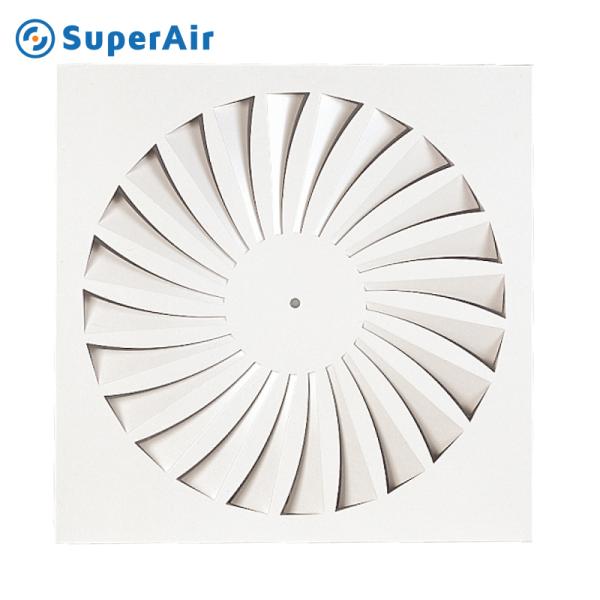 HVAC Ventilation <font color='red'>High</font> <font color='red'>Quality</font> Factory Price Square <font color='red'>Ceiling</font> Adjustable Vent <font color='red'>Swirl</font> <font color='red'>Diffuser</font>