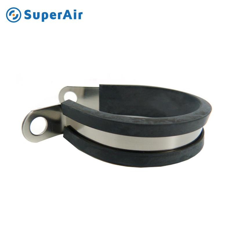HVAC System Ductwork Cable Clamps Rubber Cushioned with Screws