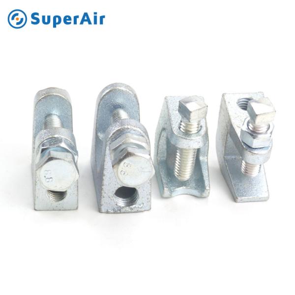 Fast Delivery Simple Structure Safety Metal Galvanized Steel Heavy Duty Lifting Strut Beam Clamp