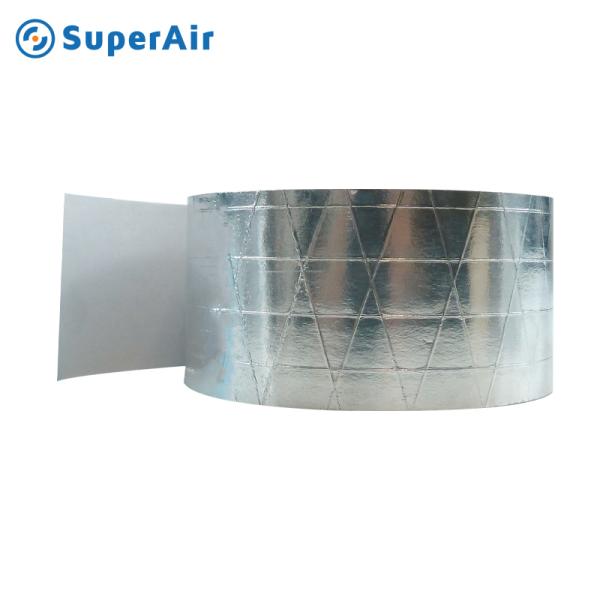 HVAC Strong Sticky Solvent Heat <font color='red'>Resistant</font> <font color='red'>Flame</font> Retardant <font color='red'>Aluminum</font> <font color='red'>Foil</font> Adhesive <font color='red'>Tape</font>