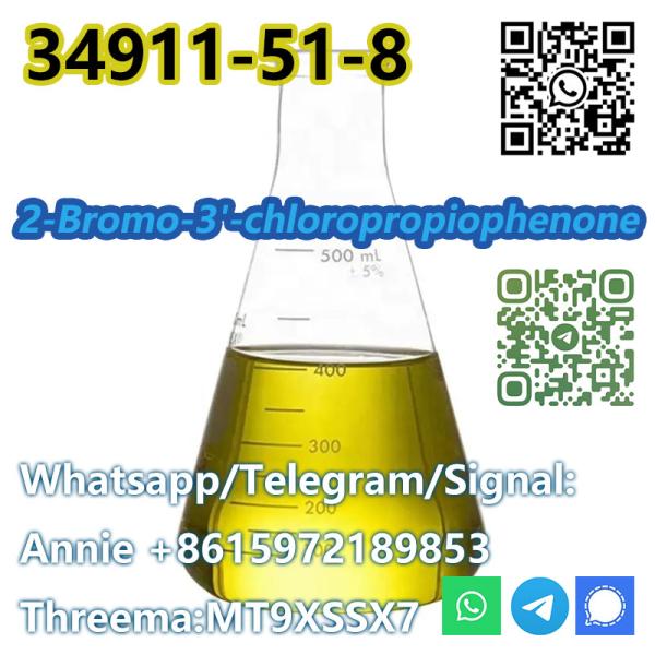 CAS 34911-51-8 2-Bromo-3 -chloropropiophen good quality  safety shipping