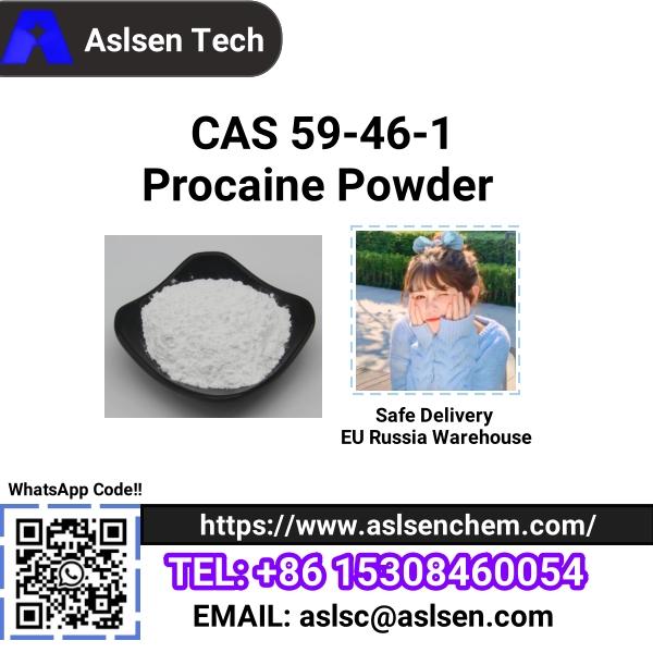 Procaine Powder CAS 59-46-1 Local Anesthesia with Stock APIs