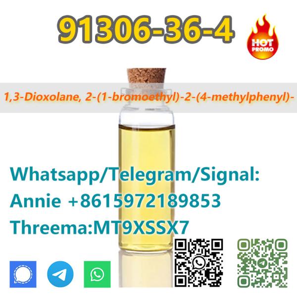CAS 91306 -36-4 Chemical Raw Material 2-(1-bromoethyl)-2-(p-tolyl)-1,3-dioxolane Yellow