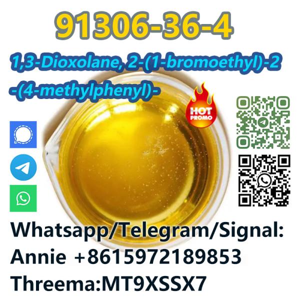 CAS 91306 -36-4 Chemical Raw Material 2-(1-bromoethyl)-2-(p-tolyl)-1,3-dioxolane Yellow