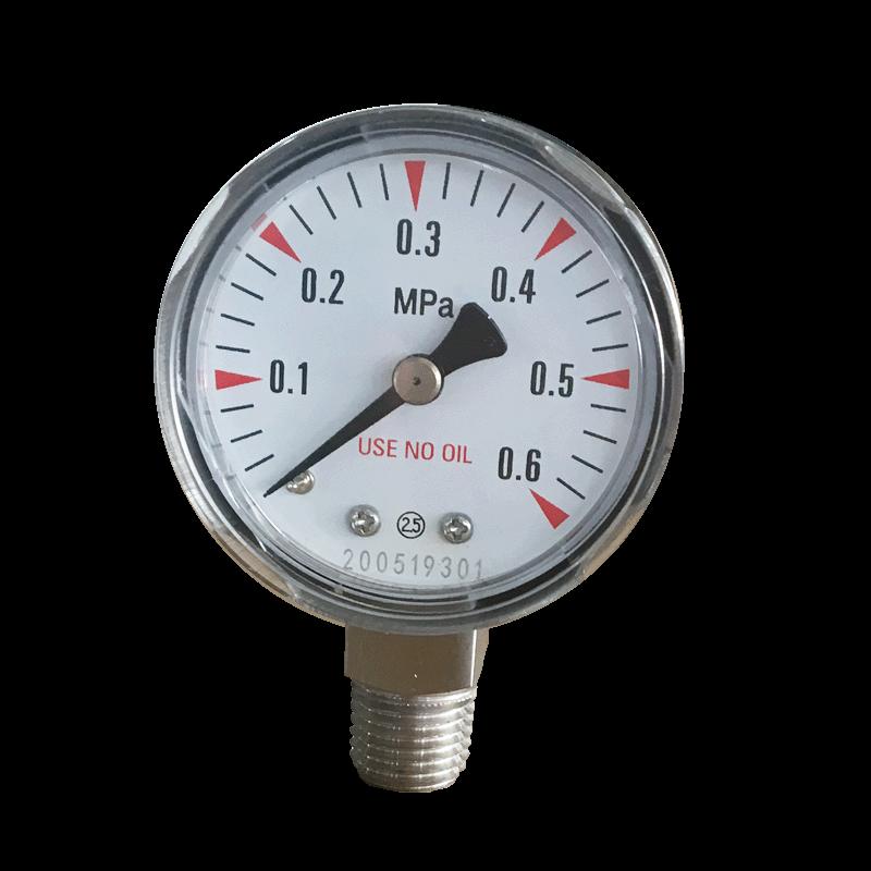 Pressure gauge  for cylinder pressure relief valve,stainless steel pressure gauge, pressure for cylinder pressure relief valve