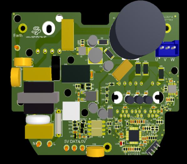 Washing machine motor drive controller