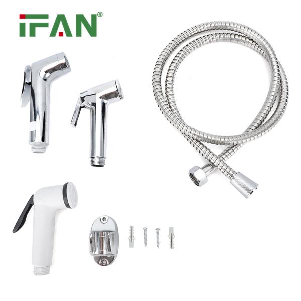 IFAN ASTM A312 Bidet Sprayer Plastic Hand Held Bidet Spray Shower Head Toilet Stainless Steel Sprayer Portable Bidet