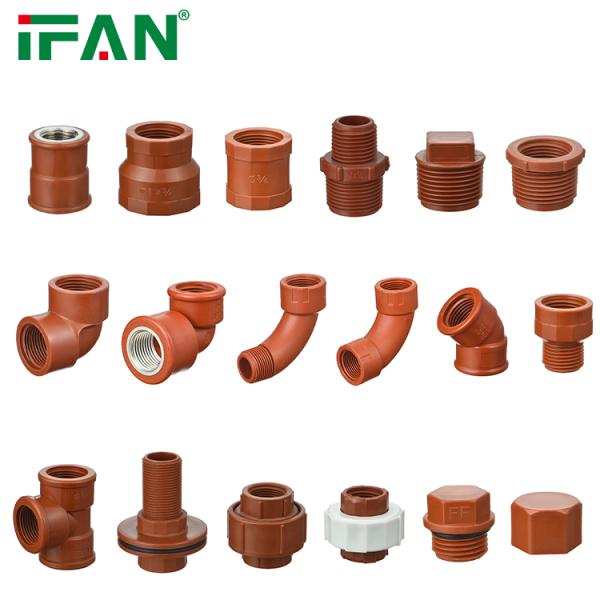 IFAN Manufactory DIN 8077 PPH Pipe Fittings Customized Full Size Style Plastic Pipe and Fittings