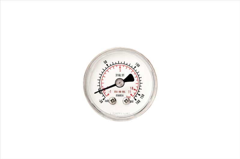 40MM axial EP class VCR male and female thread clean pressure gauge 1.6FS